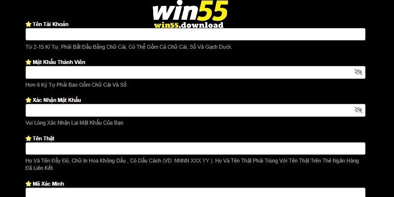 Chi tiết quy trình đăng ký Win55 dễ hiểu cho người mới