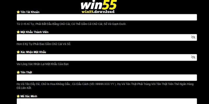 Giới thiệu Win55 hướng dẫn đăng ký tài khoản